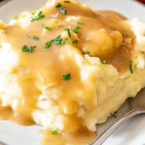 Mashed potato and gravy
